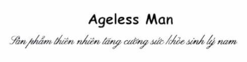 Ageless Man Sản phẩm thiên nhiên tăng cường sức khỏe sinh lý nam