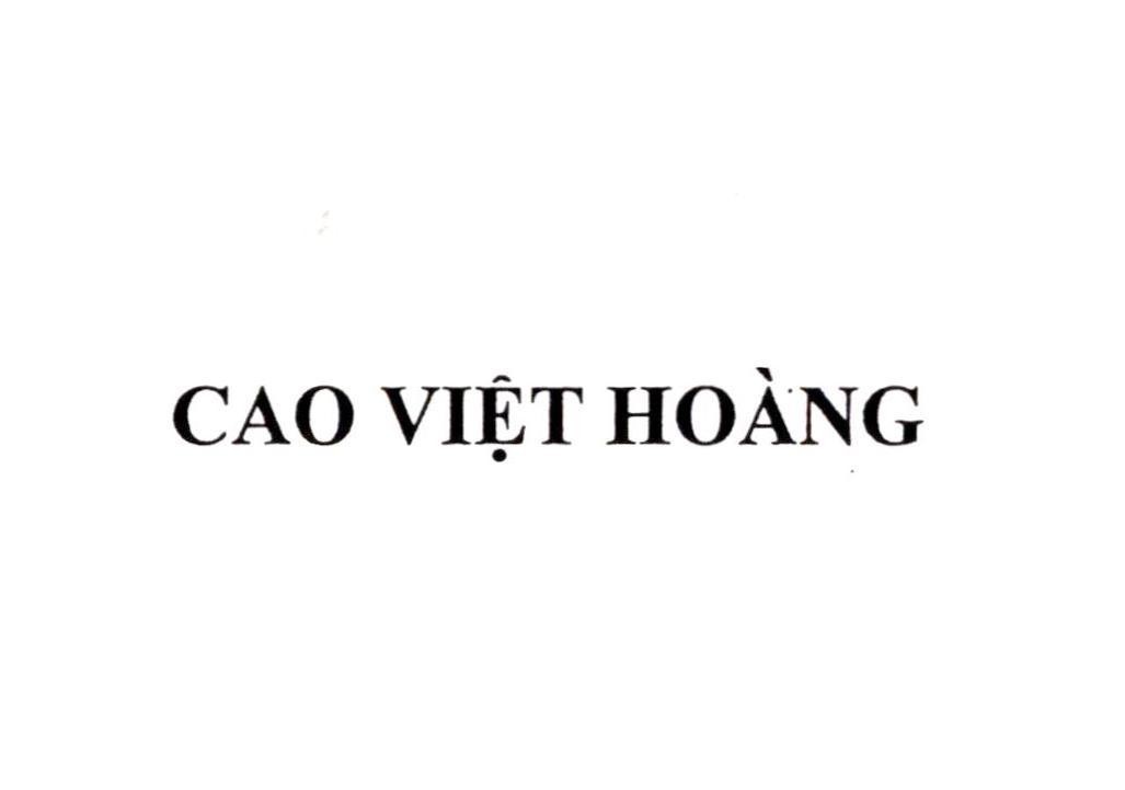 CAO VIỆT HOÀNG