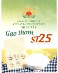 CÔNG TY TNHH MTV AN TOÀN LƯƠNG THỰC SẠCH MIỀN TÂY Gạo thơm ST25