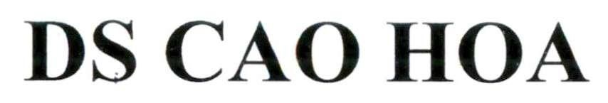 DS CAO HOA