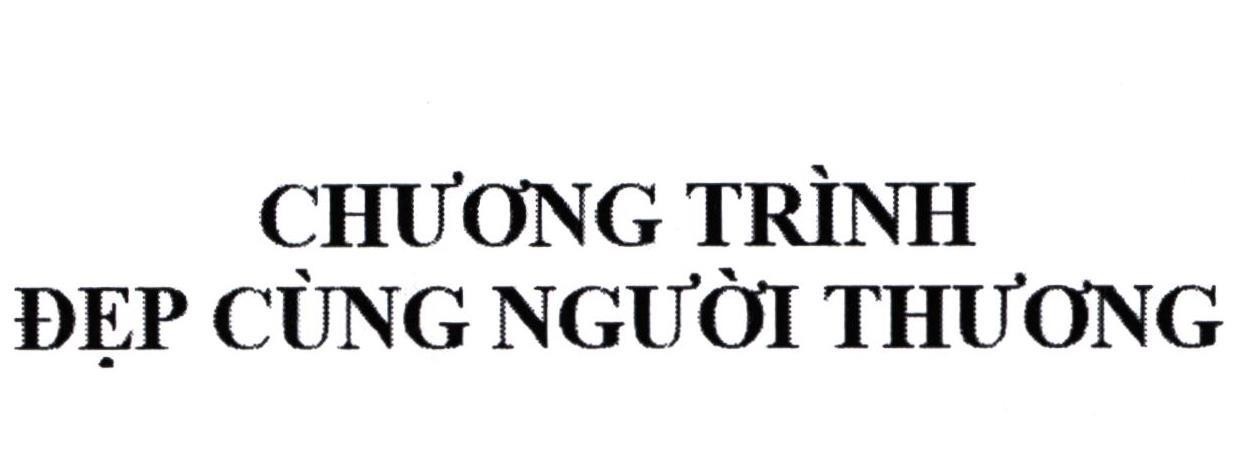 ĐẸP CÙNG NGƯỜI THƯƠNG