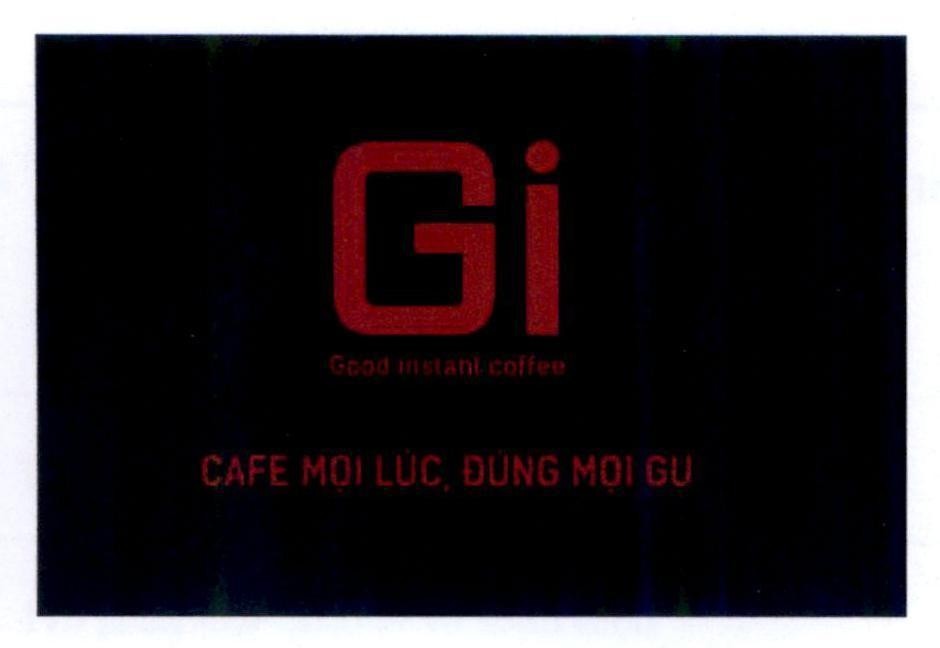 Gi Good instant coffee CAFE MỌI LÚC, ĐÚNG MỌI GU