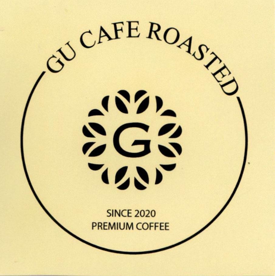 G GU CAFE ROASTED SINCE 2020 PREMIUM COFFEE