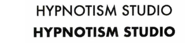 HYPNOTISM STUDIO HYPNOTISM STUDIO