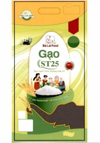 HOA LAC AGRI Bà Lài Food Gạo ST25 NO.1 Sản xuất theo hướng hữu cơ GẠO NGON NHẤT THẾ GIỚI 2019,2023