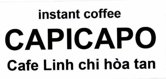 instant coffee CAPICAPO Cafe Linh chi hòa tan