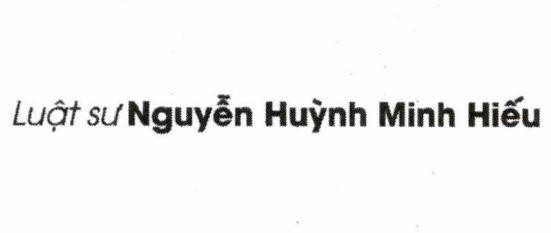 Luật sư Nguyễn Huỳnh Minh Hiếu
