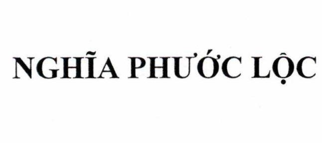 NGHĨA PHƯỚC LỘC