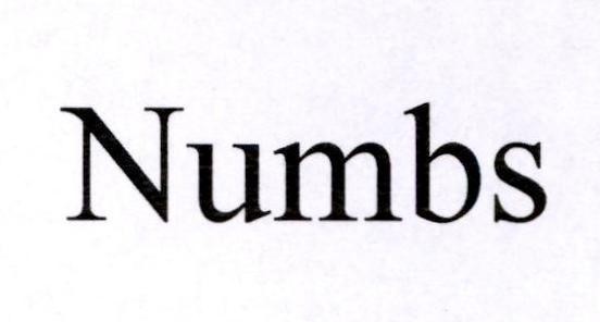 Numbs