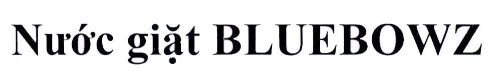 Nước giặt BLUEBOWZ