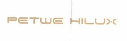 PETWE HILUX