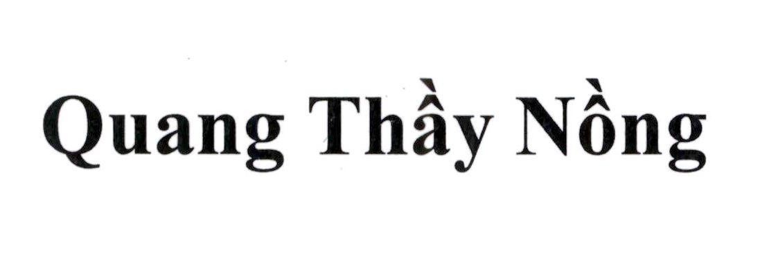 Quang Thầy Nồng