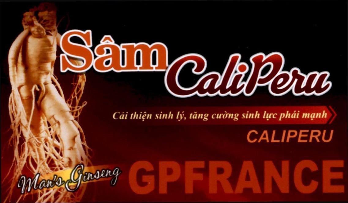 SâmCaliPeru Cải thiện sinh lý, tăng cường sinh lực phái mạnh CALIPERU GPFRANCE Man's Ginseng