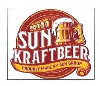 SUN KRAFTBEER PROUDLY MADE BY SUN GROUP