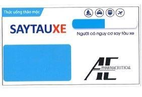 SAYTAUXE Thức uống thảo mộc Người có nguy cơ say tàu xe AC PHARMACEUTICAL
