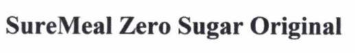 SureMeal Zero Sugar Original