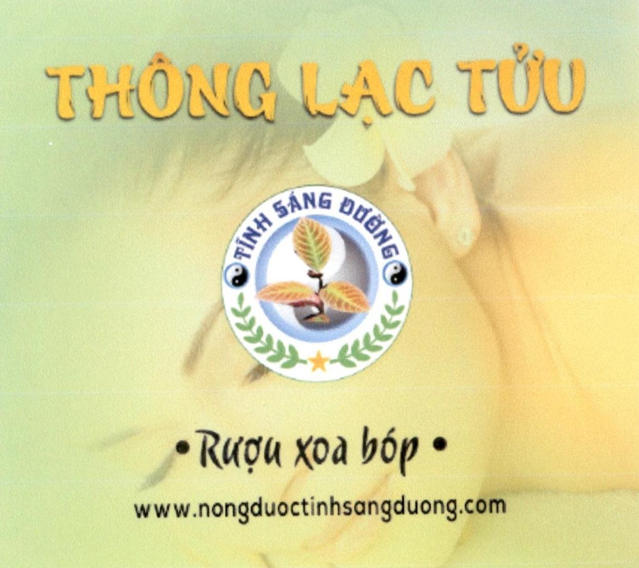 THÔNG LẠC TỬU TĨNH SÁNG ĐƯỜNG Rượu xoa bóp www.nongduoctinhsangduong.com