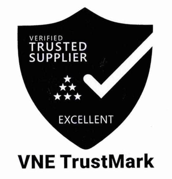 VERIFIED TRUSTED SUPPLIER EXCELLENT VNE TrustMark