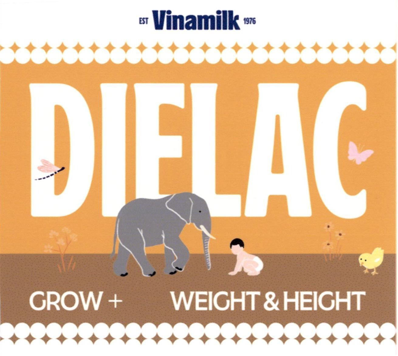 Vinamilk EST 1976 DIELAC GROW+ WEIGHT & HEIGHT