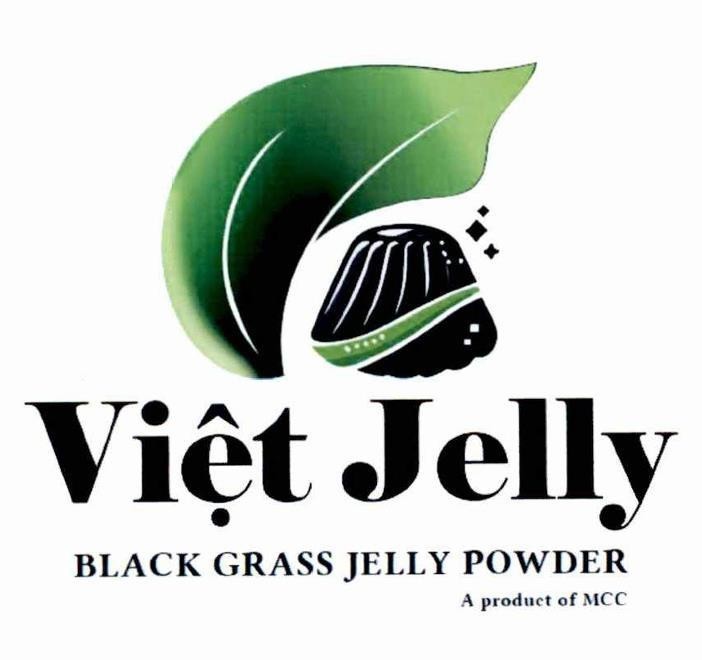 Việt Jelly BLACK GRASS JELLY POWDER A product of MCC